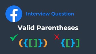 Valid Parentheses - Stack - LeetCode 20 (Python) - Blind 75