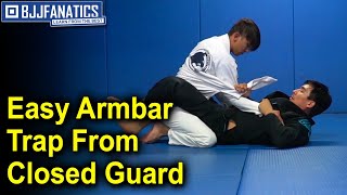 BJJ Moves: Easy Armbar Trap From Closed Guard