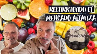 Recorrimos el Mercado Alianza y luego nos dimos un paseito en el Jacarandas