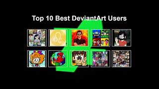My Top 10 Best DeviantArt Users (Memes/My Version)