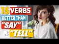 Say More with Less: Enhance Your Communication with 15 Common English Verbs