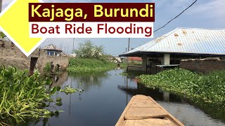 Kajaga Flooding June ‘24 Boat Ride Burundi