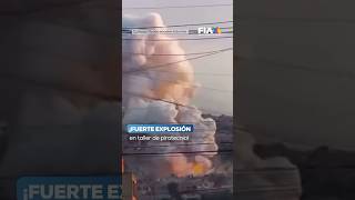 En Edomex, un presunto taller clandestino de pirotecnia, explotó. Hay al menos seis heridos.