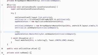 ADA Framework Screencast UI