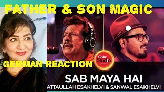 German Reaction | Sab Maya Hai | Coke Studio | Attaullah & Sanwal Esakhelvi | Shuja Haider | Strings