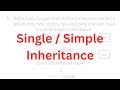 Single Inheritance in Java | Single Inheritance in Java Program | Simple Inheritance in  Java