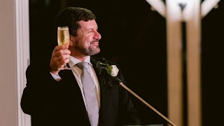 Emotional Father of the Bride Gives Tearful Speech to his Daughter at her Wedding Reception