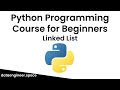 Python Programming Course for Beginners: Linked Lists Operations -Insertion