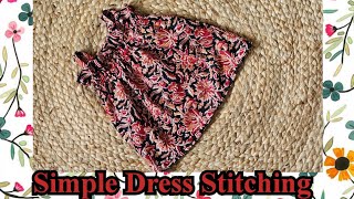 15 മിനുട്ടിൽ ഒരു കുഞ്ഞുടുപ്പ് | Easy Dress stitching for Baby Girls | #youtube #video #tutorial