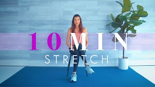 Chair Exercises for Seniors // 10 Minute Seated Stretch