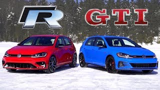 2019 Volkswagen Golf GTI vs Golf R // Do You Need AWD?