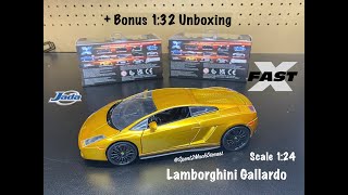 Lamborghini Gallardo by Jada | Diecast Unboxing | Fast X Fast And Furious | BONUS 1/32 At The End!
