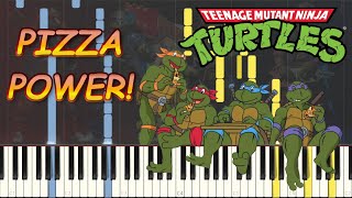TMNT - Pizza Power [Synthesia] Piano Arrangement/Cover