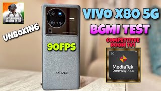 Vivo X80 Bgmi Test | Vivo X80 Bgmi Graphics & Room Challenge Gameplay