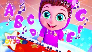 ABCDEFG Learn to play piano song | Joy Joy World | Baby Joy Joy