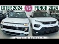 Tata Punch vs Exter 2024 - Which is Better? | Hyundai Exter vs Punch | Punch vs Exter Comparison