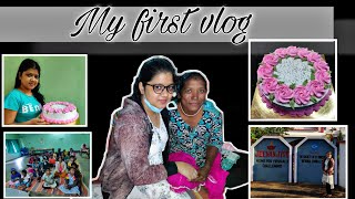 My First vlog : went to an orphanage home / Indian Cake Designer