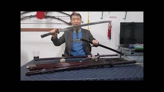 전시 할인검소개  sale sword Tameshigiri Iaido Japanese Sword Style Korea Sword Katana   도검 할인 충무공도, 일본도 스타일