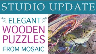 Mosaic Puzzles: Unboxing from puzzle illustrator Rose Catherine Khan (Dragon Valley)