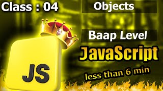 🔥2025 JavaScript Class 03 (Objects simplified) | AI Web Development series