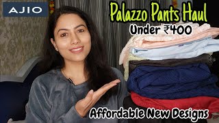 Ajio Palazzo Pant Haul Under ₹400 | Woollen Palazzo | Ethnic Pants,Chikankari Palazzo Collection