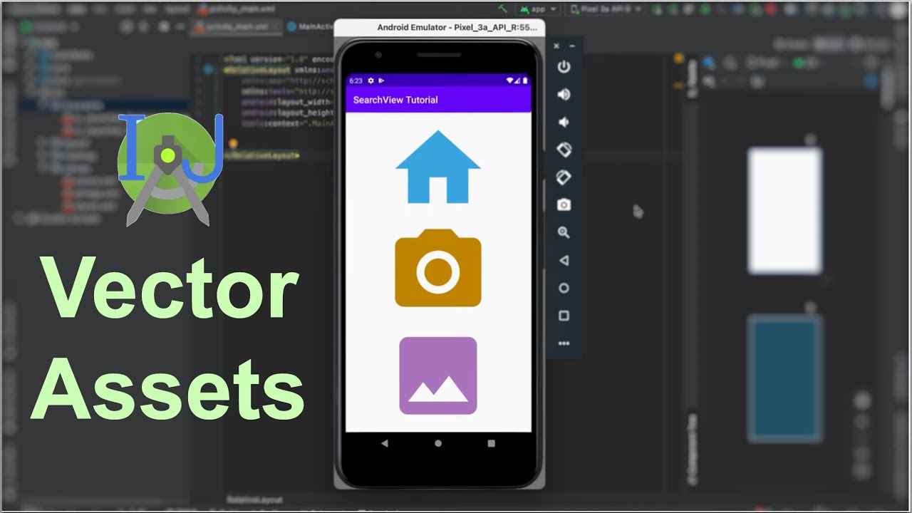 Android Vector Assets Quick Free Icons Youtube