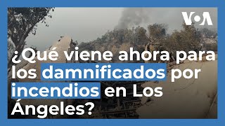 Algunos damnificados por incendios en Los Ángeles tendrán problemas para reconstruir