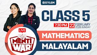 Class 5 Menti War | Maths Vs Malayalam | Xylem Class 5