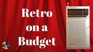 Sanyo RP5065 AM FM Classic Portable Radio Review