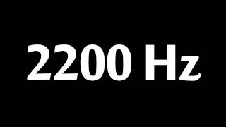 2200 Hz Test Tone