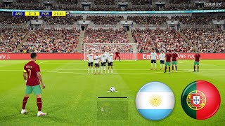 Argentina vs Portugal | C.Ronaldo Free Kick Goal | eFootball Gameplay PC | Messi vs Ronaldo