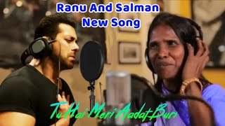 Ranu Mandal Aur Salman Khan Ka First Song Recording#Cover By Himesh Reshammiya#Tu Hai Meri Adat Buri