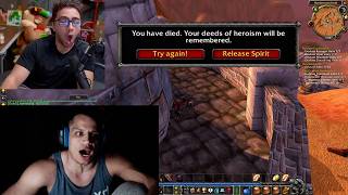 Mizkif reacts to Tyler1 death in WoW