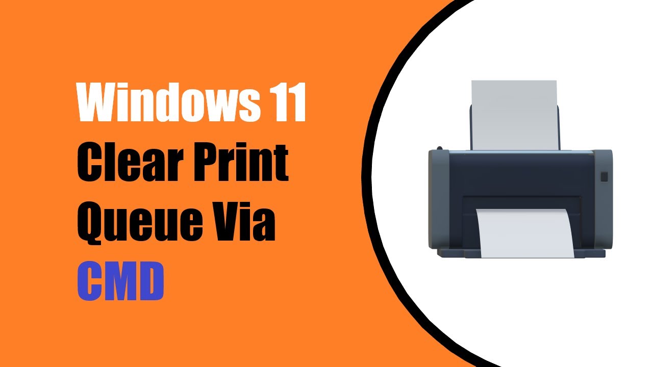 How Do I Stop Printing ? Cancel Print Jobs In Windows 11 Via CMD - YouTube