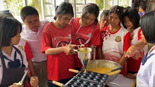 ค่ายวิชาการ การผลิตสื่อ + ทำขนมไทยประยุกต์ สนับสนุนโดย วิทยาลัยชุมชนบุรีรัมย์ อ.เมือง จ.บุรีรัมย์