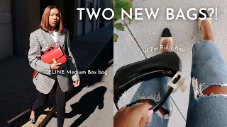 Celine Box Bag in 2023? + J.W Pei Ruby Bag Double Handbag Unboxing | Call me the bag lady! | Rocky R