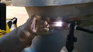 Root pass and hot pass (Tig) welding (pipe)