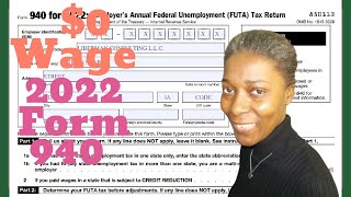 Do I need to file Form 940 if I have no employee