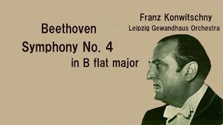 ★ベーヴェン 交響曲 第４番 変ロ長調 作品６０ コンヴィチュニー Beethoven  Symphony No.4 B-♭majo