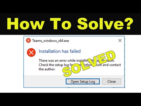 Microsoft Teams – Installation Has Failed. There Was An Error While Installing The Application Fixed