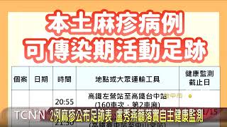 2例麻疹公布足跡表 盧秀燕籲落實自主健康監測-大台中新聞