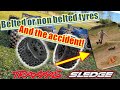 Belted v Non Belted RC tyres on a Traxxas Sledge?