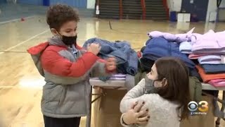 Operation Warm, Thomas' Breads Donate Winter Coats To Students At Mariana Bracetti Academy Charter S