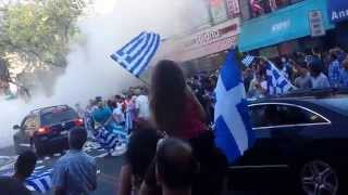 Video #2 This is How Astoria Rolls after Greece's World Cup Victory