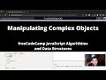 Manipulating Complex Objects (Basic JavaScript) freeCodeCamp tutorial