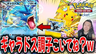 環境で暴れているギャラドスにピカチュウ、ゼブライカデッキで確実に倒す【ポケポケ】 Pokémon Trading Card Game Pocket