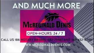 Mcreginald Denis mobile notary service commercial 1