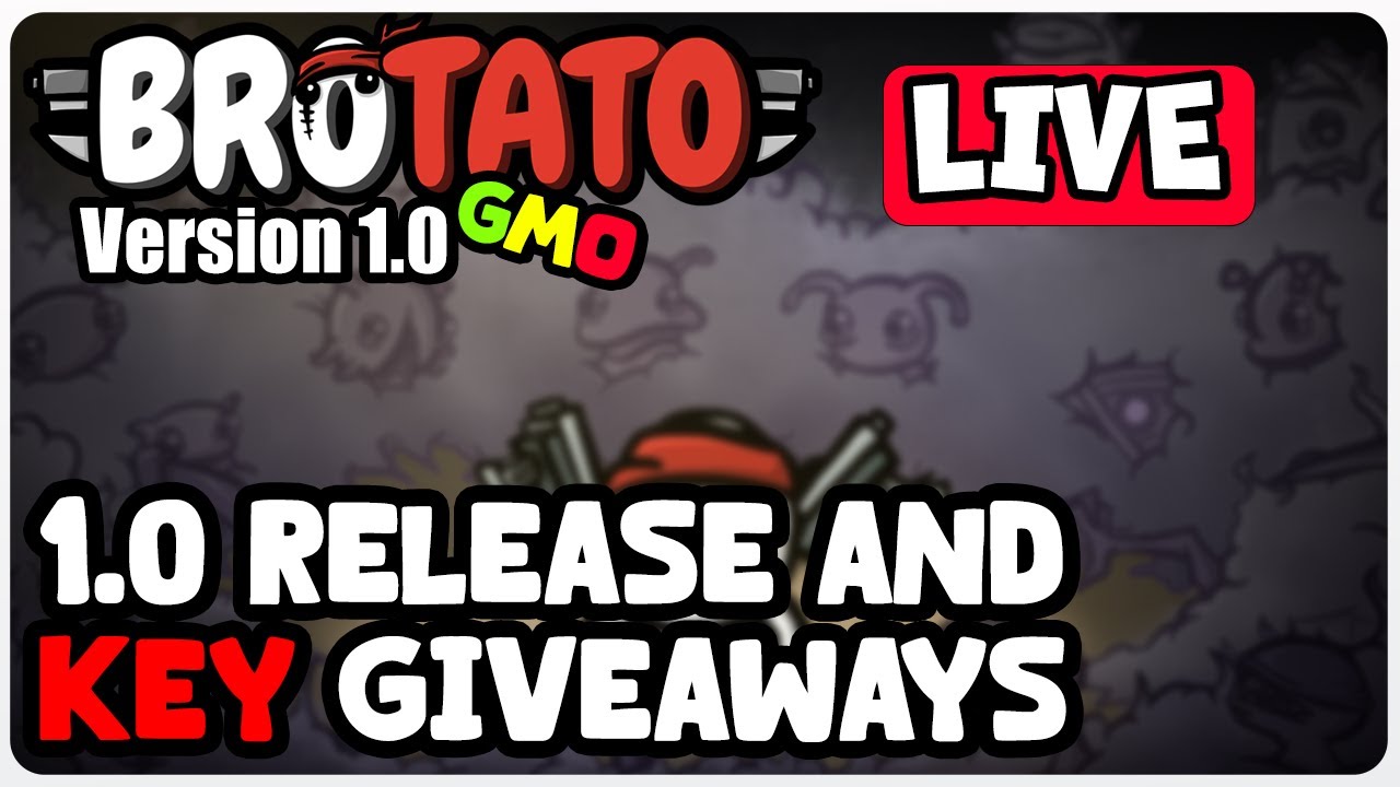 1.0 Launch Day Brotato! Have A Few Keys To Giveaway As Well! - YouTube