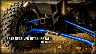 Rear Receiver Hitch Install | Polaris RZR Pro XP | SuperATV