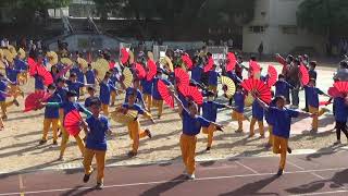 彰化縣青山國小109年校慶運動會太極功夫扇表演